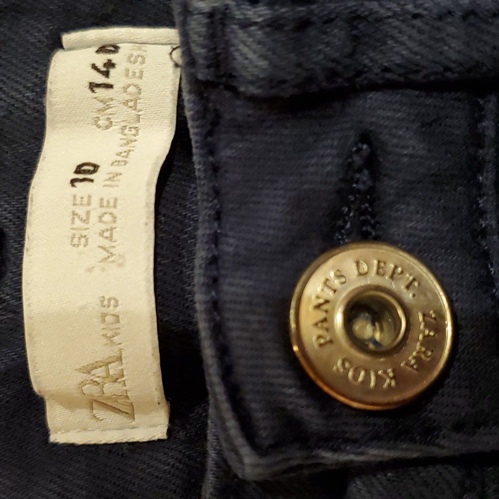 Zara Kids 992 Unisex Denim Jeans - Size 10 - Picture 6 of 10